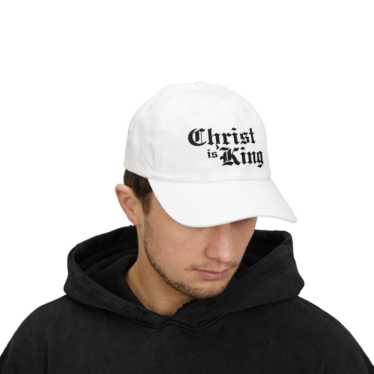 White "CHRIST IS KING" Hat