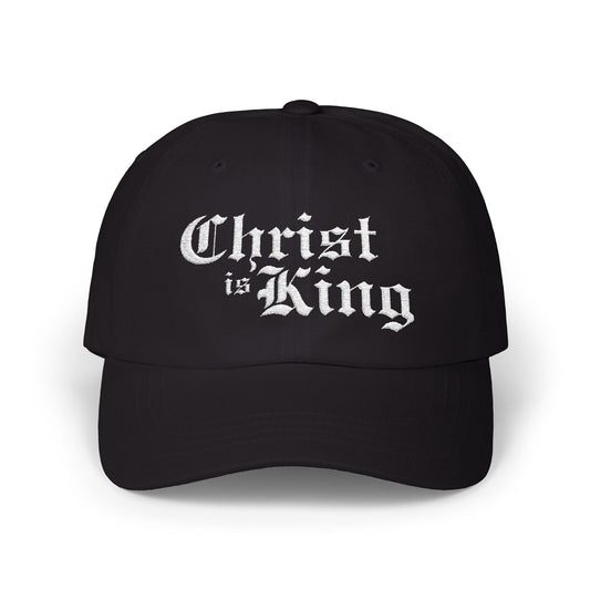 Black "CHRIST IS KING" Hat